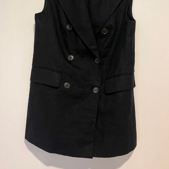 Banana Republic Banana Republic Linen Double Breasted Vest/ Waistcoat - Picture 4 of 5